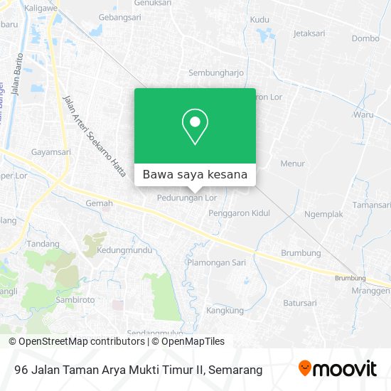 Peta 96 Jalan Taman Arya Mukti Timur II