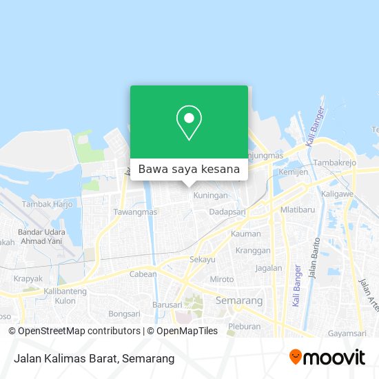 Peta Jalan Kalimas Barat