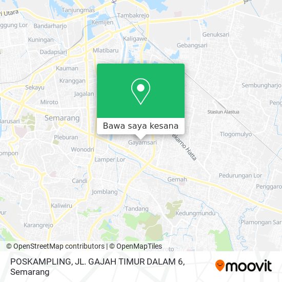 Peta POSKAMPLING, JL. GAJAH TIMUR DALAM 6