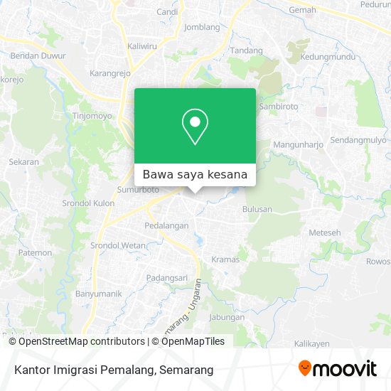 Peta Kantor Imigrasi Pemalang