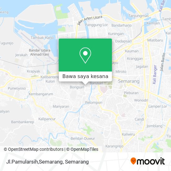 Peta Jl.Pamularsih,Semarang