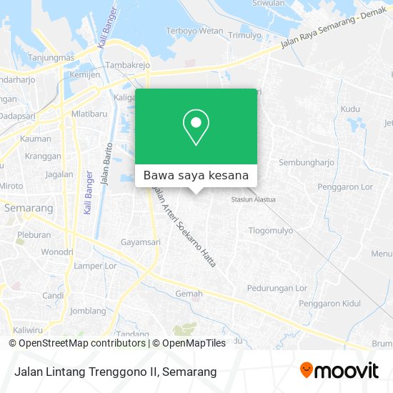 Peta Jalan Lintang Trenggono II