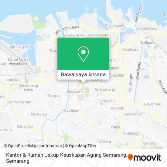 Peta Kantor & Rumah Uskup Keuskupan Agung Semarang