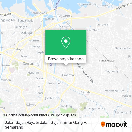 Peta Jalan Gajah Raya & Jalan Gajah Timur Gang V