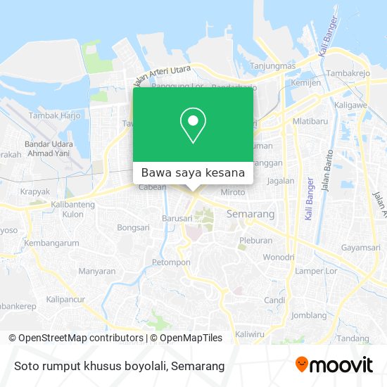 Peta Soto rumput khusus boyolali
