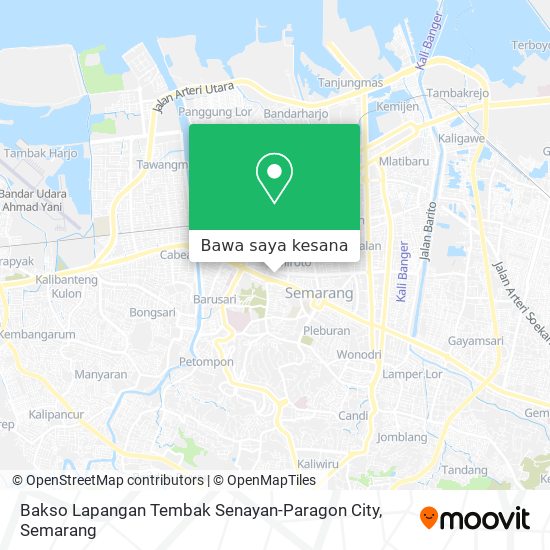 Peta Bakso Lapangan Tembak Senayan-Paragon City