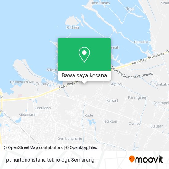 Peta pt hartono istana teknologi