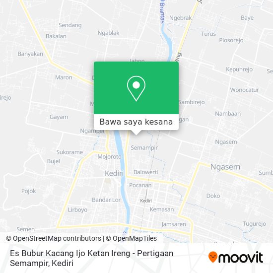 Peta Es Bubur Kacang Ijo Ketan Ireng - Pertigaan Semampir