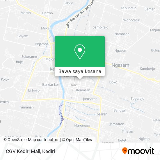 Peta CGV Kediri Mall