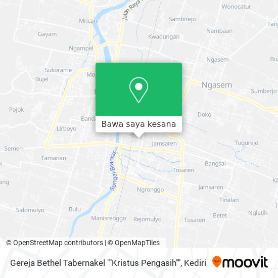 Peta Gereja Bethel Tabernakel ""Kristus Pengasih""