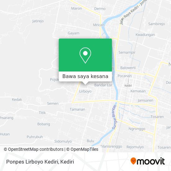 Peta Ponpes Lirboyo Kediri