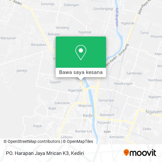 Peta PO. Harapan Jaya Mrican K3