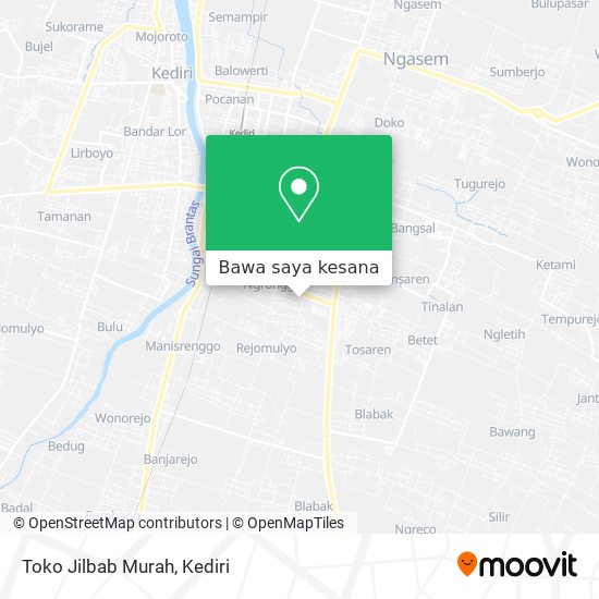 Peta Toko Jilbab Murah