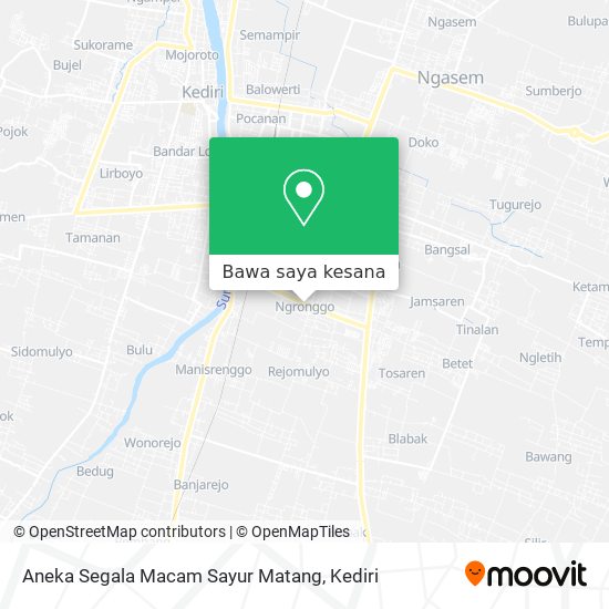 Peta Aneka Segala Macam Sayur Matang