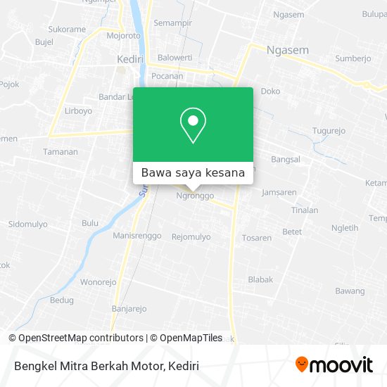 Peta Bengkel Mitra Berkah Motor