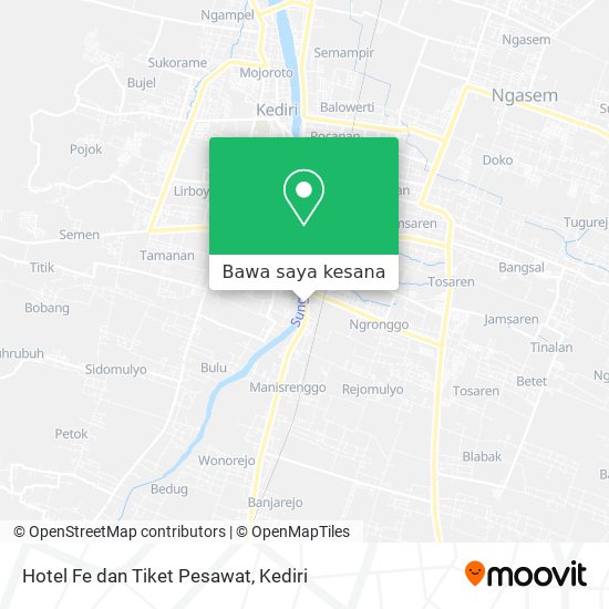 Peta Hotel Fe dan Tiket Pesawat