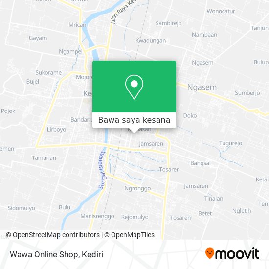 Peta Wawa Online Shop