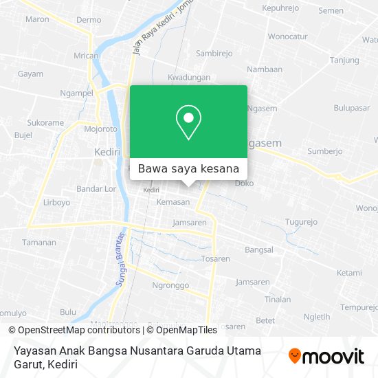 Peta Yayasan Anak Bangsa Nusantara Garuda Utama Garut
