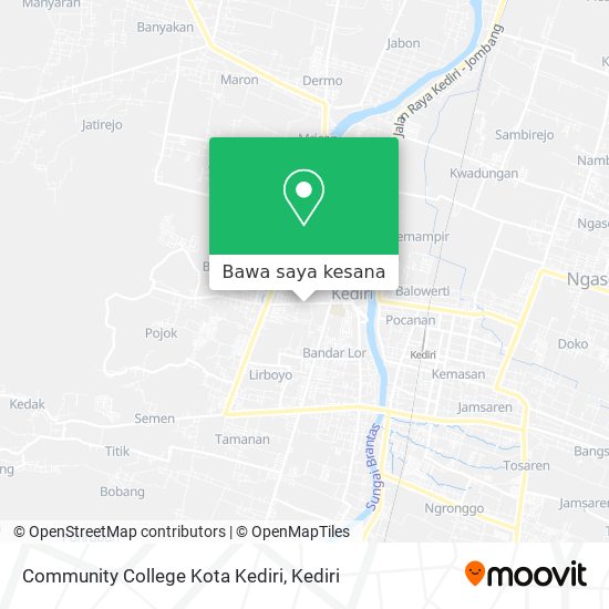 Peta Community College Kota Kediri