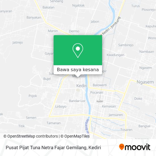 Peta Pusat Pijat Tuna Netra Fajar Gemilang