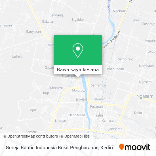 Peta Gereja Baptis Indonesia Bukit Pengharapan