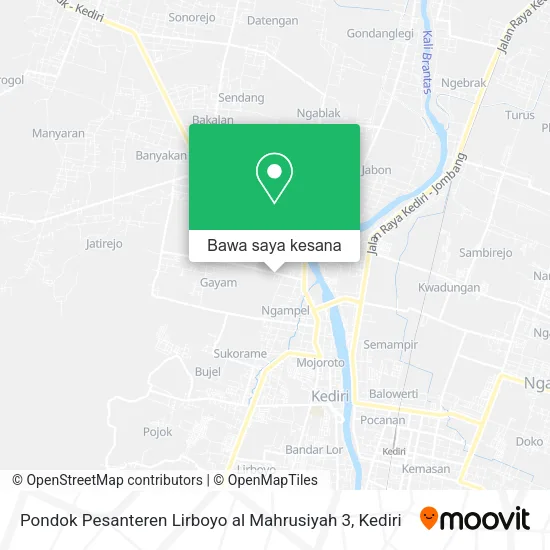 Peta Pondok Pesanteren Lirboyo al Mahrusiyah 3