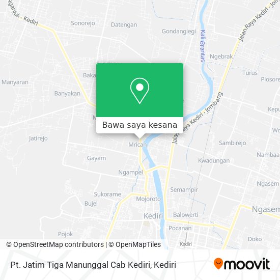 Peta Pt. Jatim Tiga Manunggal Cab Kediri