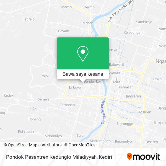 Peta Pondok Pesantren Kedunglo Miladiyyah