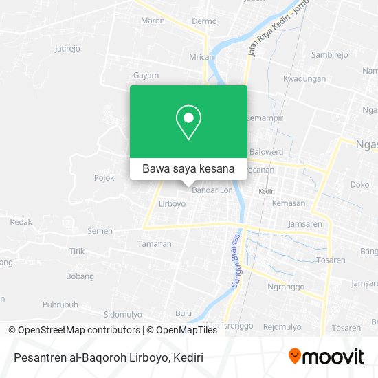 Peta Pesantren al-Baqoroh Lirboyo