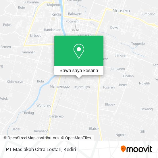 Peta PT Maslakah Citra Lestari