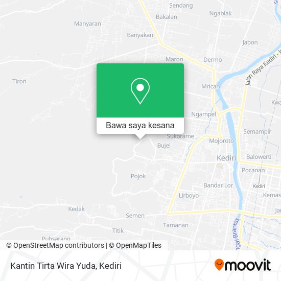 Peta Kantin Tirta Wira Yuda