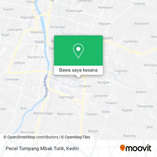 Peta Pecel Tumpang Mbak Tutik