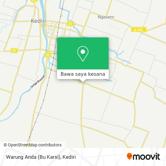 Peta Warung Anda (Bu Karsi)