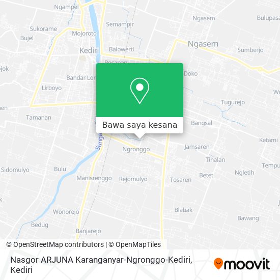 Peta Nasgor ARJUNA Karanganyar-Ngronggo-Kediri