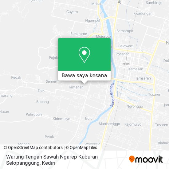 Peta Warung Tengah Sawah Ngarep Kuburan Selopanggung