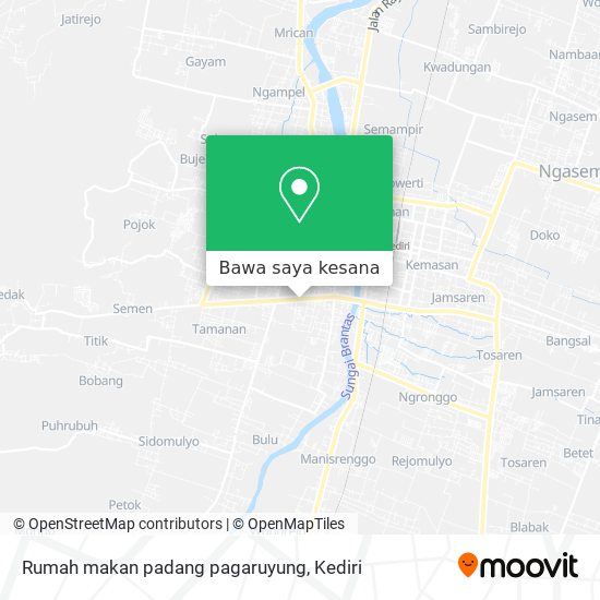 Peta Rumah makan padang pagaruyung