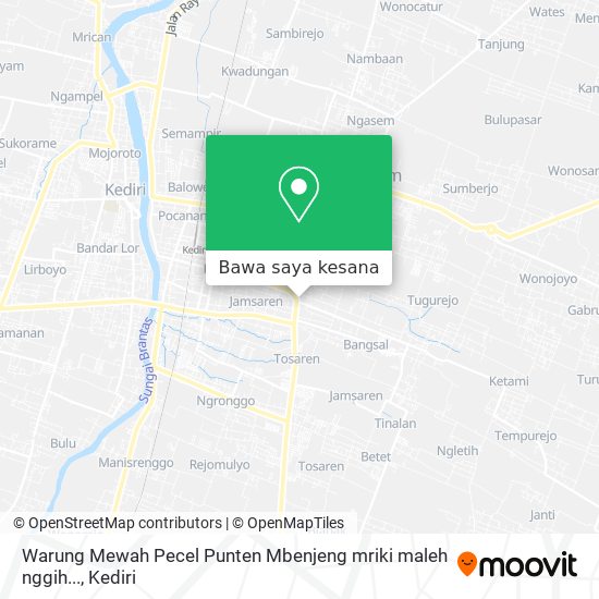 Peta Warung Mewah Pecel Punten Mbenjeng mriki maleh nggih...