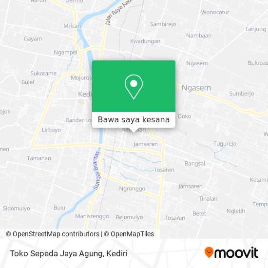 Peta Toko Sepeda Jaya Agung