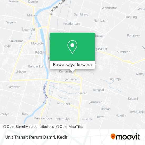 Peta Unit Transit Perum Damri