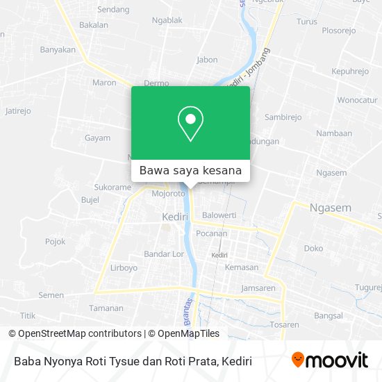 Peta Baba Nyonya Roti Tysue dan Roti Prata