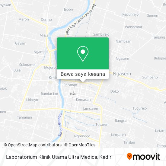 Peta Laboratorium Klinik Utama Ultra Medica