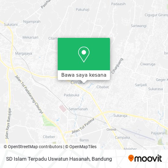 Peta SD Islam Terpadu Uswatun Hasanah