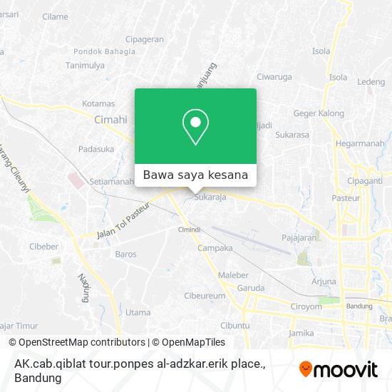 Peta AK.cab.qiblat tour.ponpes al-adzkar.erik place.