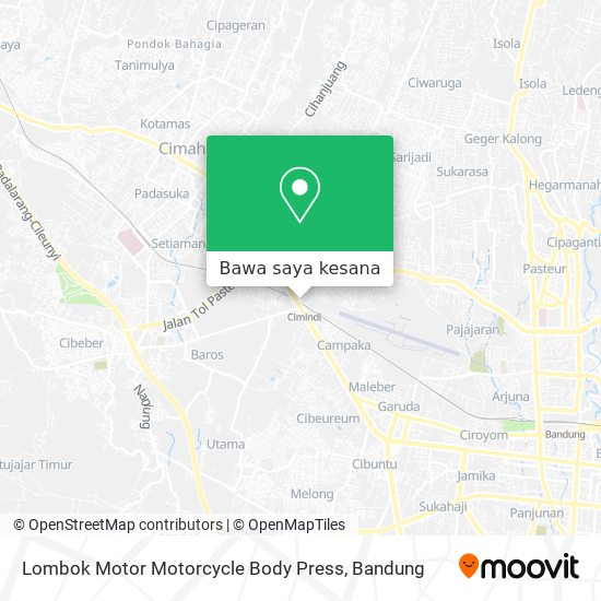 Peta Lombok Motor Motorcycle Body Press