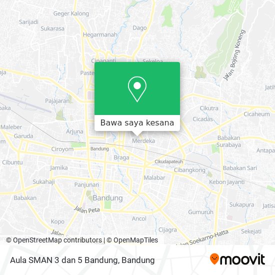 Peta Aula SMAN 3 dan 5 Bandung