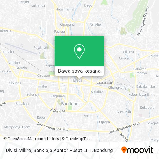Peta Divisi Mikro, Bank bjb Kantor Pusat Lt 1