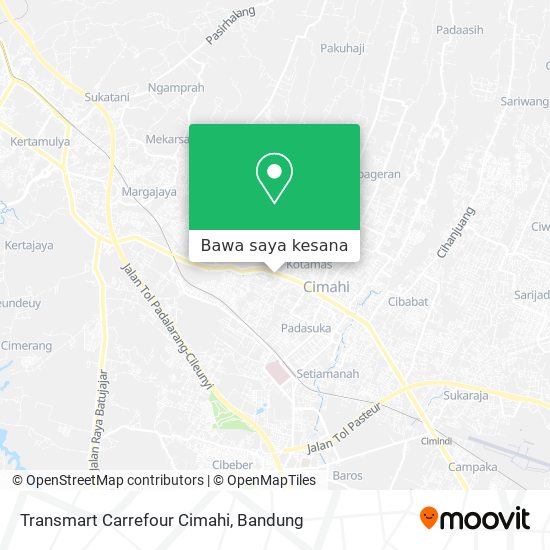 Peta Transmart Carrefour Cimahi