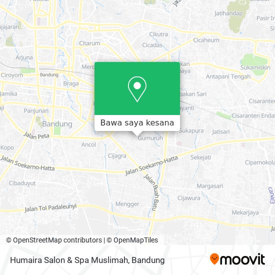 Peta Humaira Salon & Spa Muslimah
