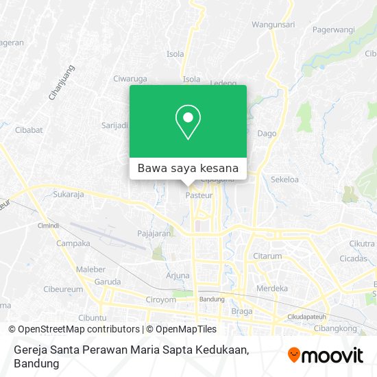 Peta Gereja Santa Perawan Maria Sapta Kedukaan