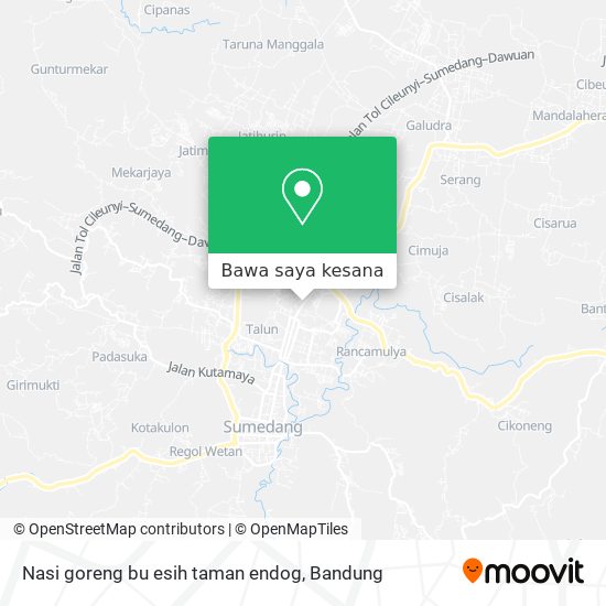 Peta Nasi goreng bu esih taman endog